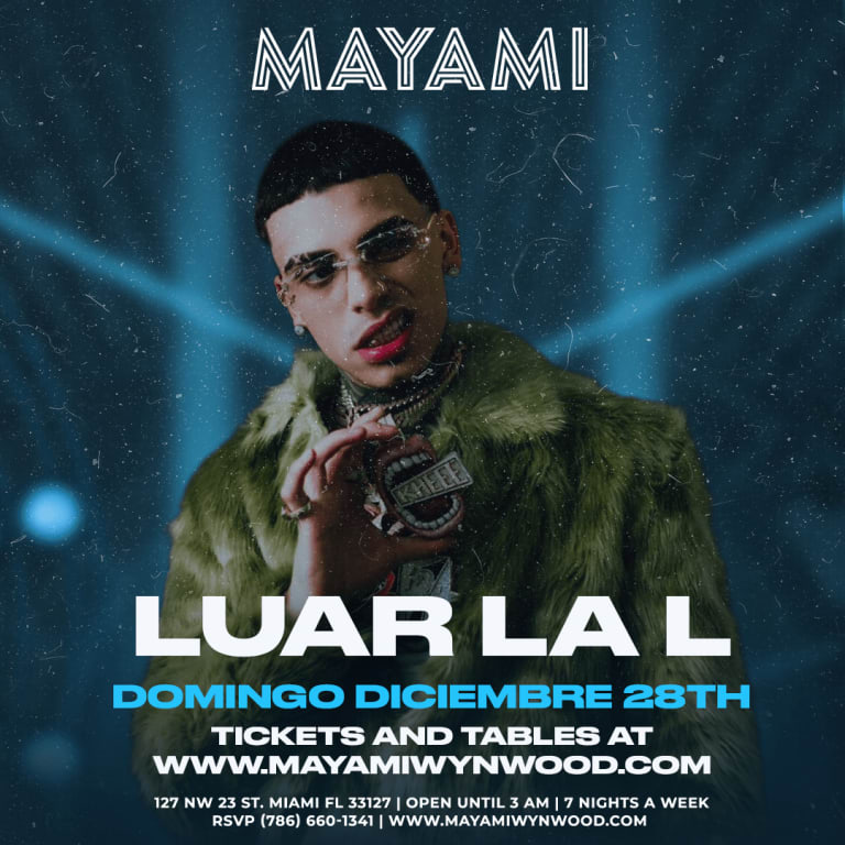Event - Luar La L At Mayami Wynwood - Miami, Florida - 28 de diciembre de 2025 | concert tickets