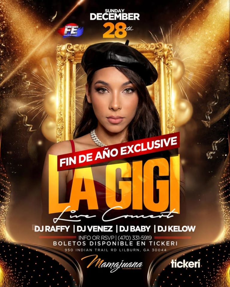 Event - La gigi  - Lilburn, Georgia - December 28, 2025 | concert tickets