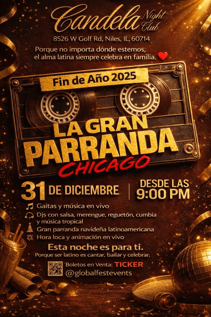 Event - PARRANDA DE FIN DE AÑO  - Niles, Illinois - December 31, 2025 | concert tickets