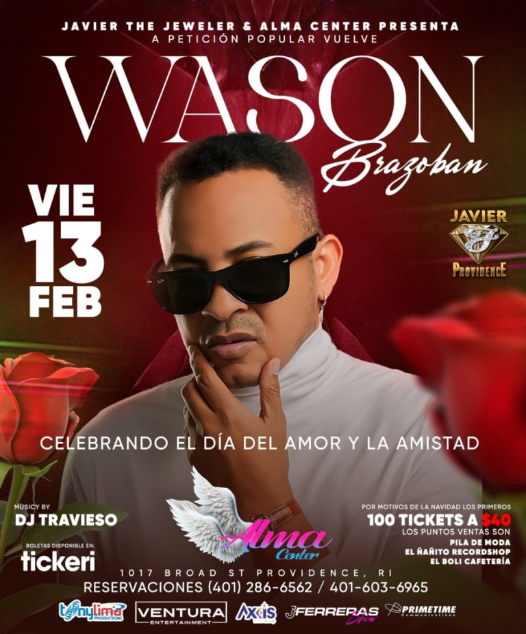 Event - El Concierto Oficial del Amor y la Amistad Con Wason Brazoban - Providence, Rhode Island - 13 de febrero de 2026 | concert tickets