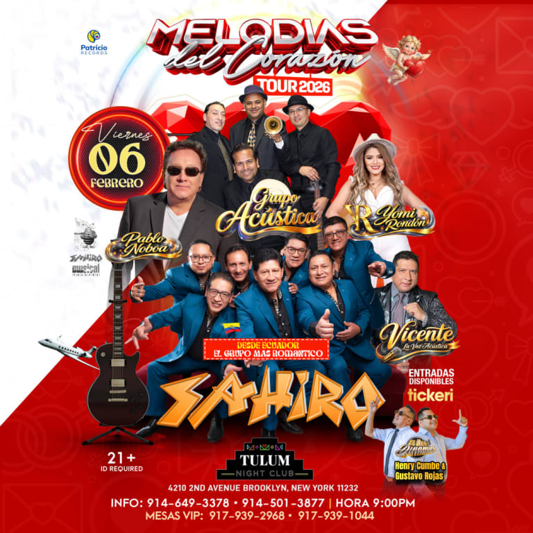 Event - MELODIAS DEL CORAZON TOUR 2026 - BROOKLYN NY - Brooklyn, New York - February 6, 2026 | concert tickets