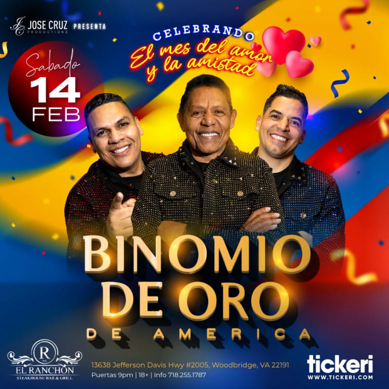 Event - Binomio de Oro en vivo en Virginia - Woodbridge, Virginia - February 14, 2026 | concert tickets