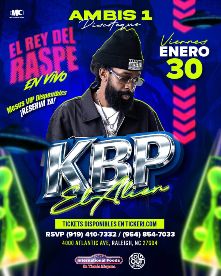 Event - KBP EL ALIEN - RALEIGH, NC (AMBIS 1 NIGHTCLUB)  - Raleigh, North Carolina - January 30, 2026 | concert tickets