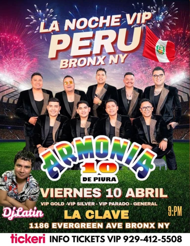 Event - ARMONIA 10 en NEW YORK - The Bronx, New York - April 10, 2026 | concert tickets