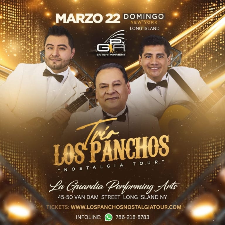 Event - Trio Los Panchos - Nostalgia Tour -  New York - Long Island City, New York - March 22, 2026 | concert tickets