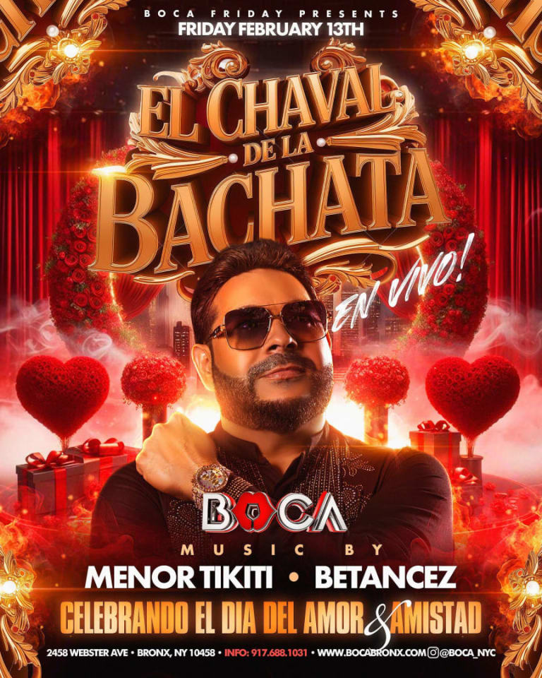 Event - El Chaval de la Bachata en vivo  - Bronx, New York - February 13, 2026 | concert tickets