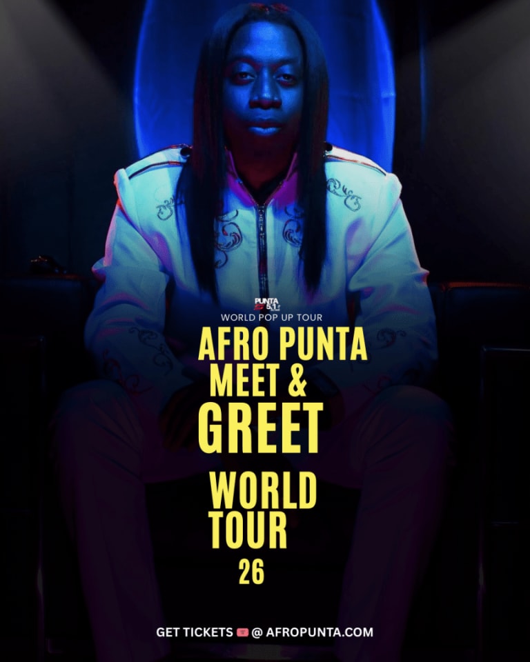 Event - AFRO PUNTA MEET & GREET WORLD TOUR (SAN DIEGO CA) POP UP - San Marcos, California - January 17, 2026 | concert tickets