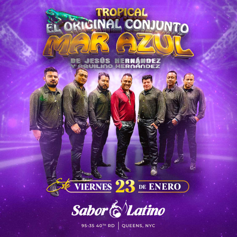 Event - EL ORIGINAL CONJUNTO MAR AZUL | Sabor Latino - Queens, New York - January 23, 2026 | concert tickets