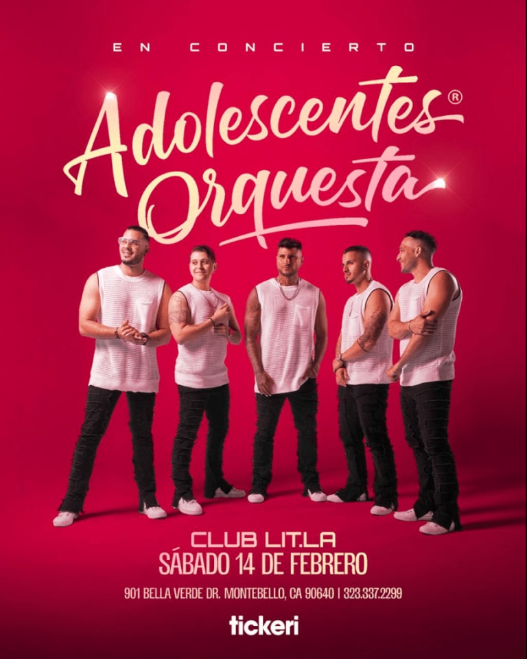 Event - Adolescentes Orquesta en vivo en California - Montebello, California - February 14, 2026 | concert tickets