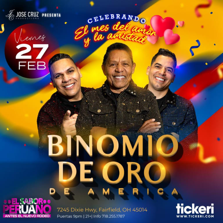 Event - Binomio de Oro en vivo en Cincinnati - Fairfield, Ohio - February 27, 2026 | concert tickets