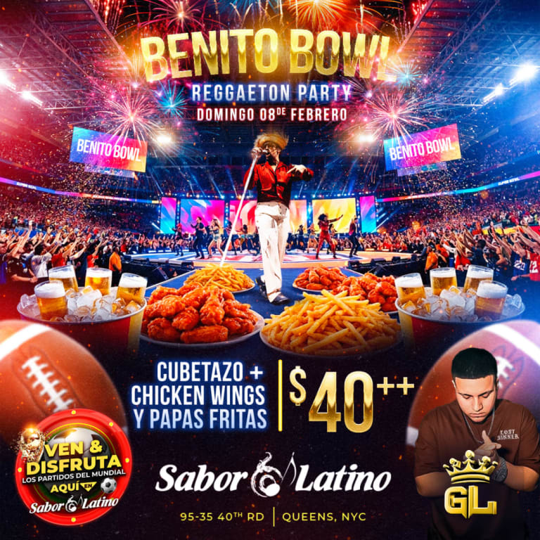 Event - BENITO BOWL | Sabor Latino - Queens, New York - February 8, 2026 | concert tickets