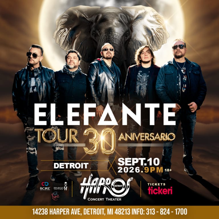 Event - Elefante tour 30 Aniversario en Detroit - Detroit, MI - Thu, September 10, 2026} | concert tickets