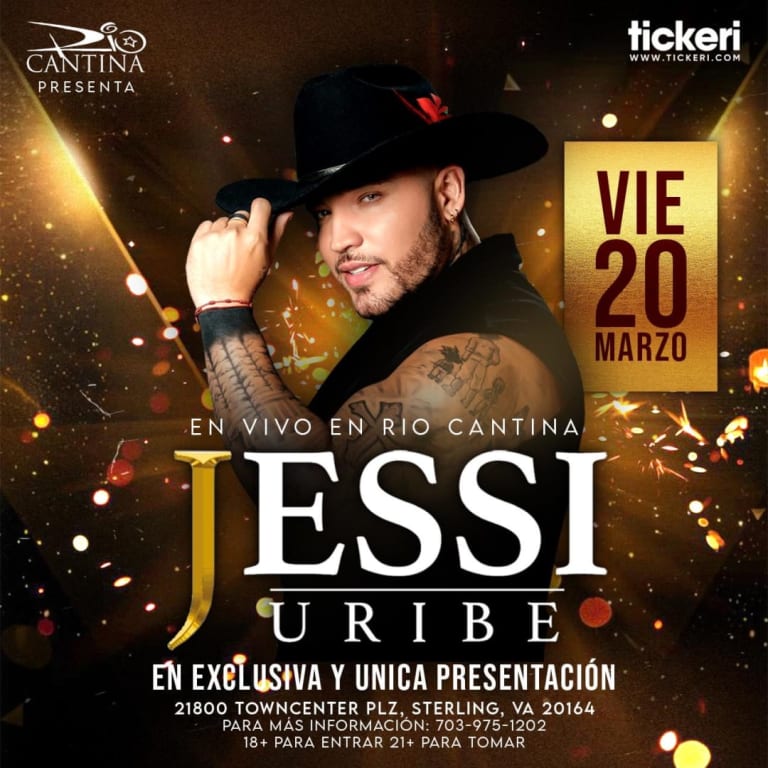 Event - JESSI URIBE EN CONCIERTO !!! - Sterling, Virginia - 20 de marzo de 2026 | concert tickets