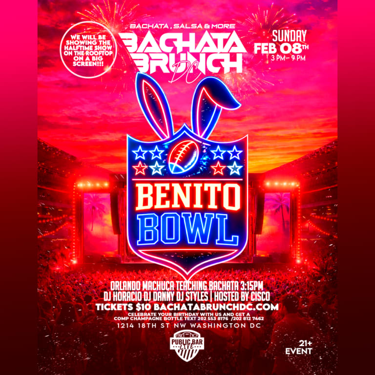 Event - BACHATA BRUNCH BENITO BOWL - Washington, District Of Columbia - February 8, 2026 | concert tickets