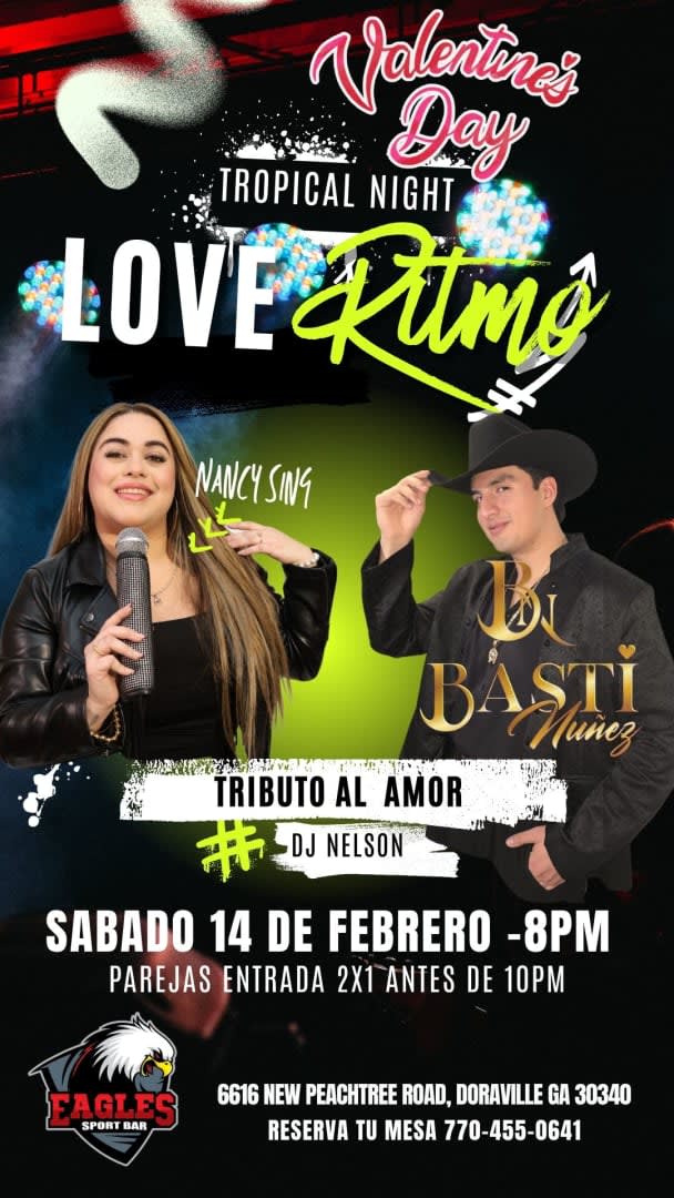Event - LOVE & ritmo celebrando San Valentin  - Doraville, Georgia - February 14, 2026 | concert tickets