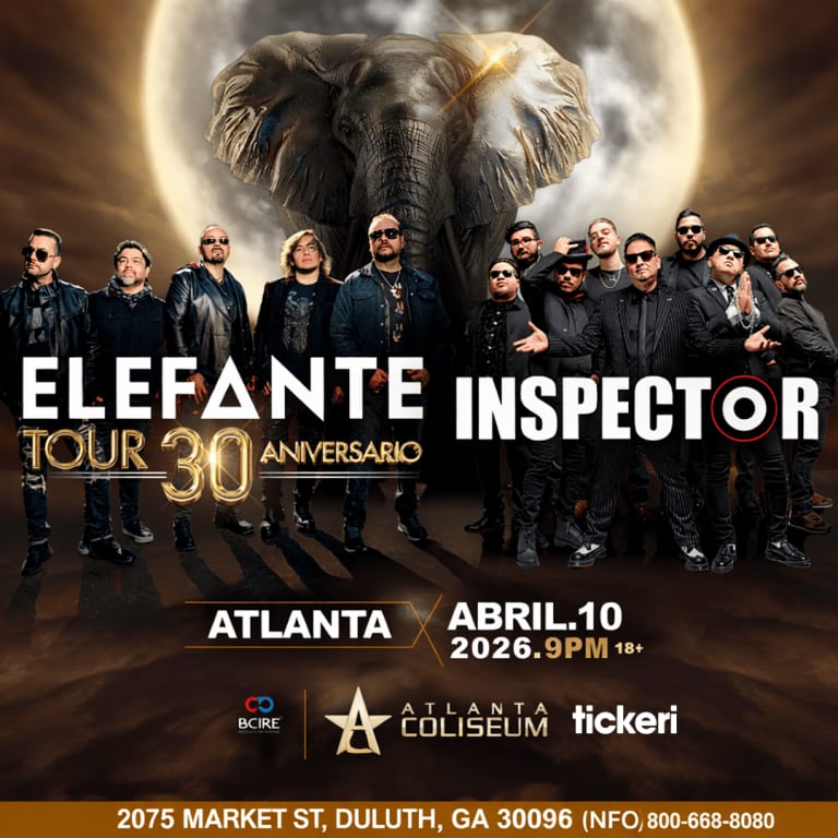 Event - Elefante tour 30 Aniversario en Atlanta e Inspector! - Duluth, GA - Fri, April 10, 2026} | concert tickets