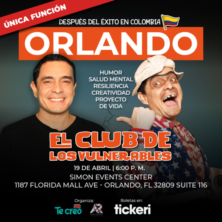 Event - Suso el Paspi y Dany Hoyos presentan: El Club de los Vulnerables - Por primera vez en ORLANDO - Orlando, FL - Sun, April 19, 2026} | concert tickets