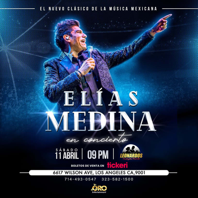 Event - Elias Medina en concierto en Los Angeles - Los Angeles, California - April 11, 2026 | concert tickets