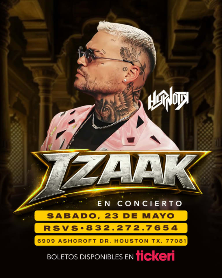 Event - Izzak En HOUSTON   - Houston, TX - Sat, May 23, 2026} | concert tickets