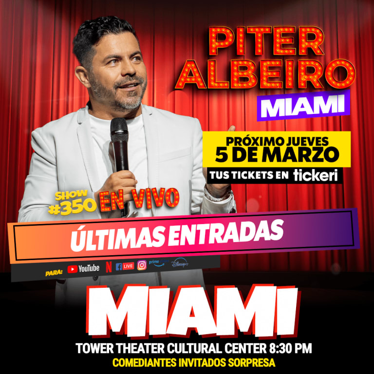 Event - Piter Albeiro "En VIvo" Función #350 Con Invitados Especiales - Miami, Florida - March 5, 2026 | concert tickets