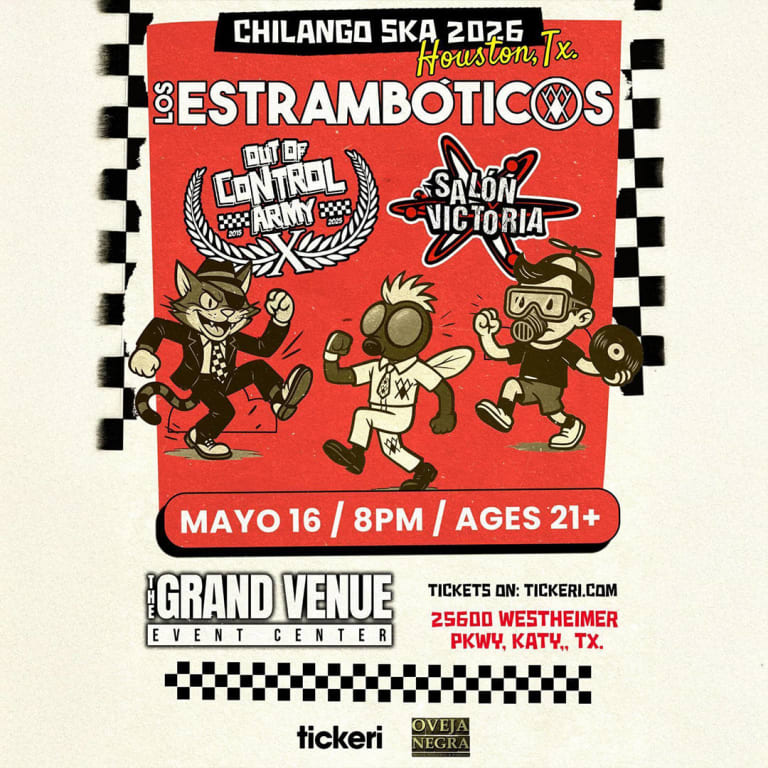Event - Chilango SKA Fest 2026: Los Estramboticos, Out of Control Army, Salon Victoria y mas en Houston - Katy, Texas - May 16, 2026 | concert tickets