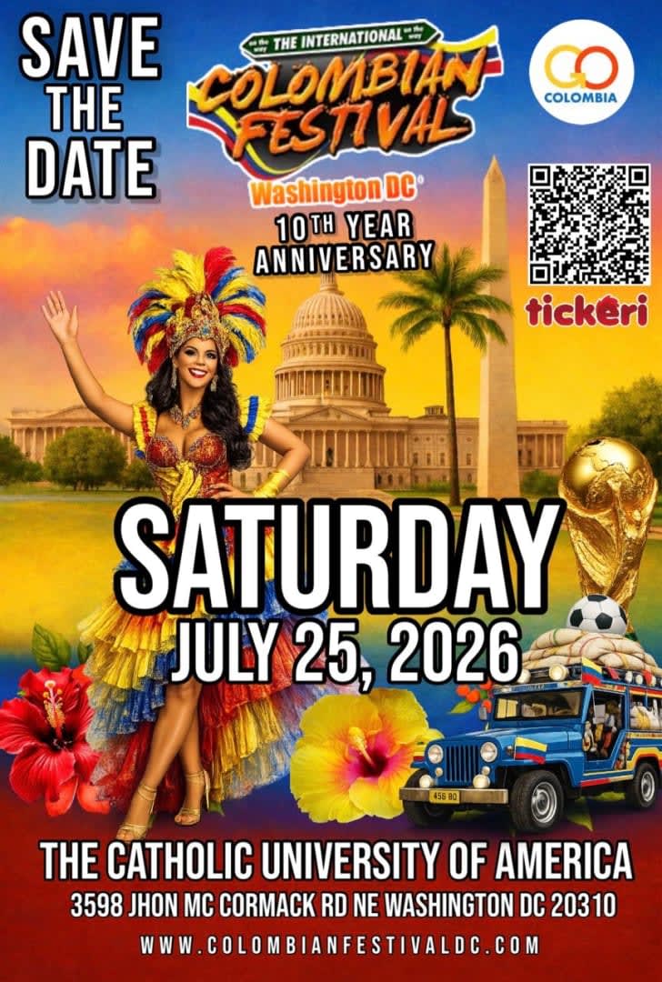 Event - The International Colombian Festival Washington DC 2026 - Washington, District Of Columbia - July 25, 2026 | concert tickets