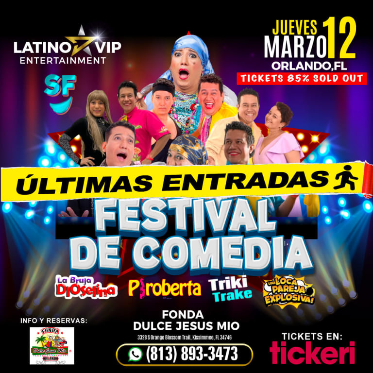 Event - FESTIVAL DE COMEDIA en “ORLANDO,FL” - Kissimmee, Florida - March 12, 2026 | concert tickets