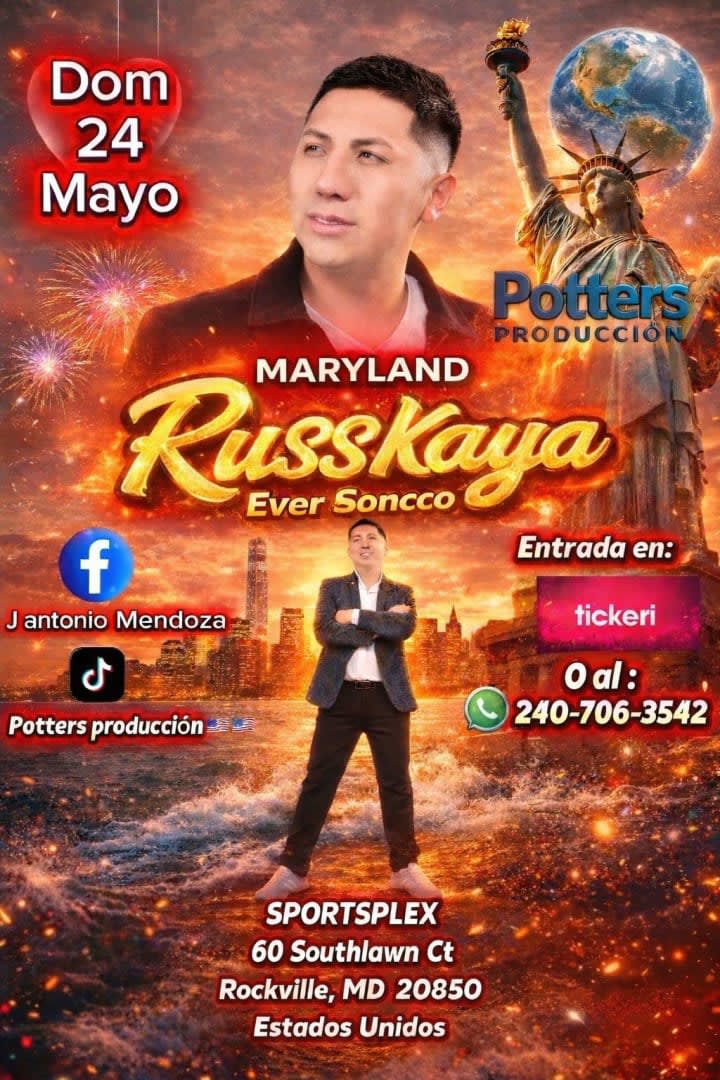 Event - RUSSKAYA EN MARYLAND  - Rockville, Maryland - May 24, 2026 | concert tickets