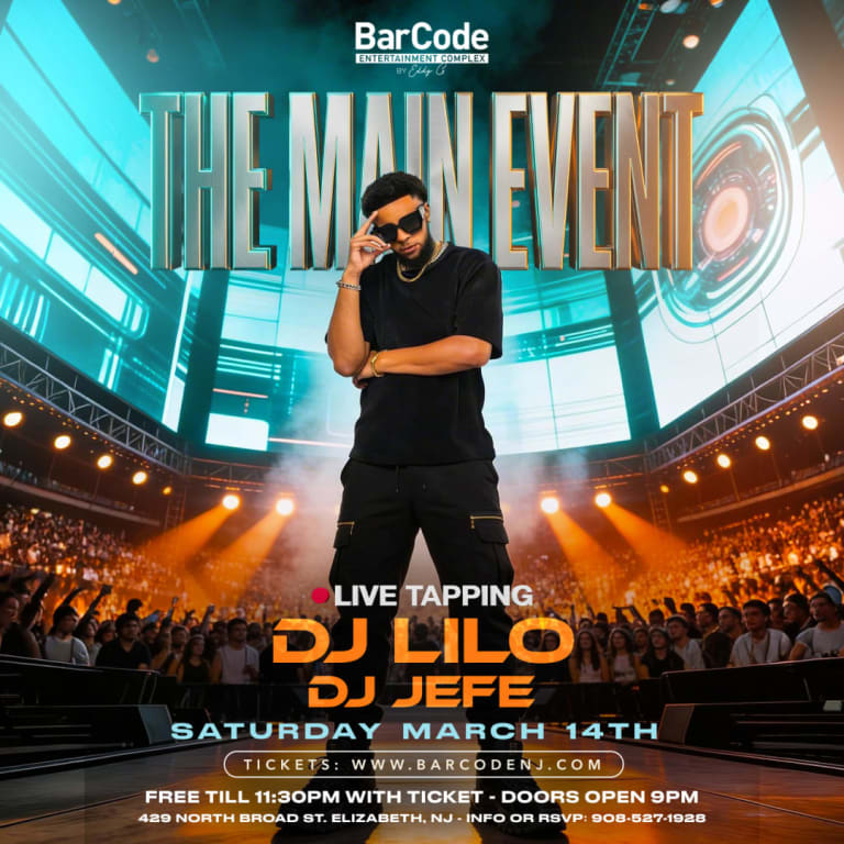 Event - BarCode Saturdays | Elizabeth, NJ - Elizabeth, New Jersey - March 14, 2026 | concert tickets