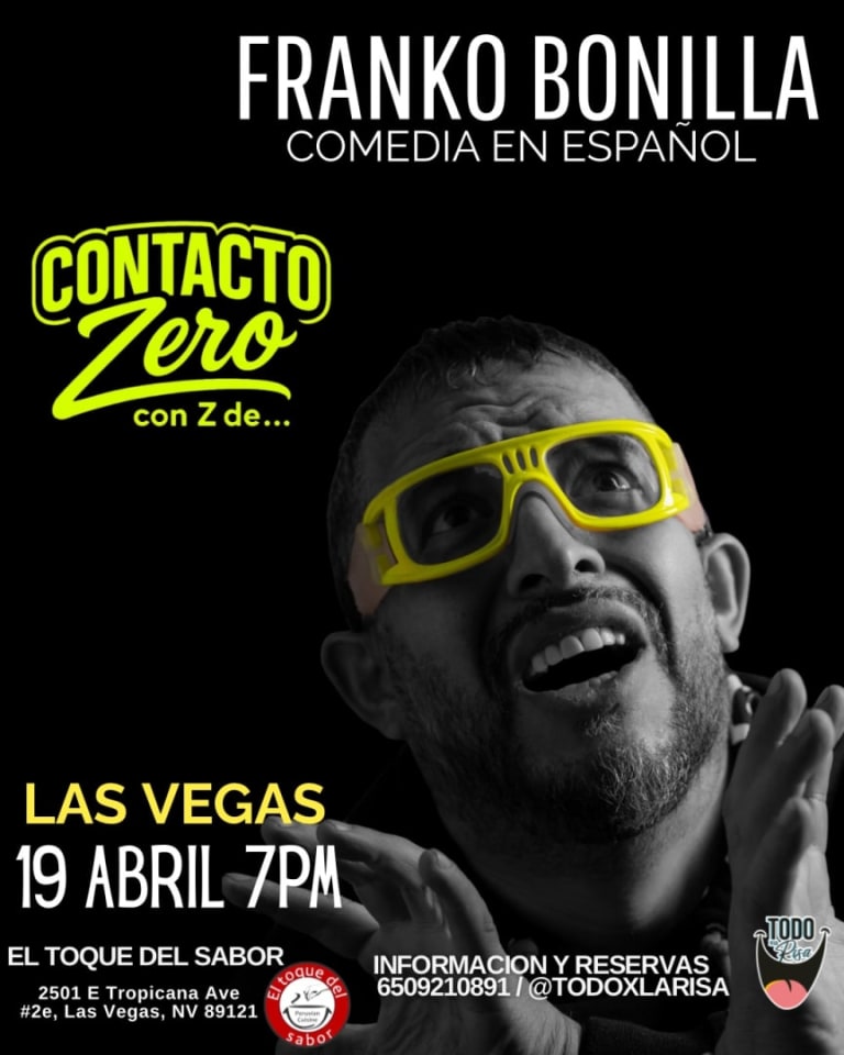 Event - FRANKO BONILLA CONTACTO ZERO. LAS VEGAS - LAS VEGAS, NV - Sun, April 19, 2026} | concert tickets
