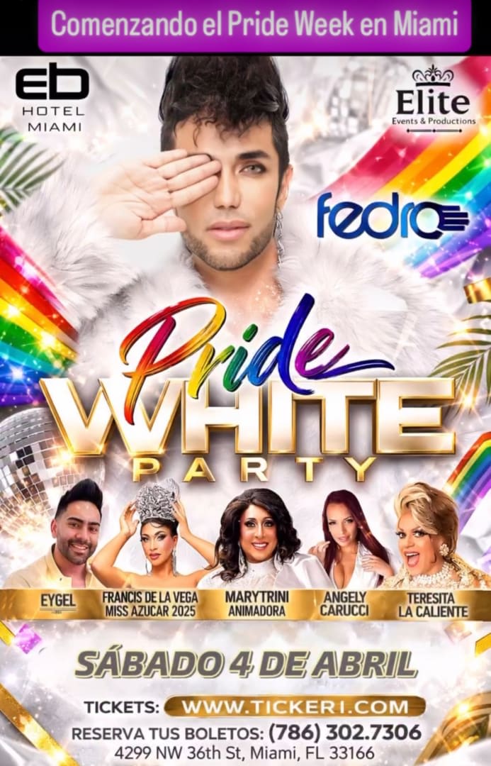 Event - Miami Pride White Party - Miami, Florida - April 4, 2026 | concert tickets