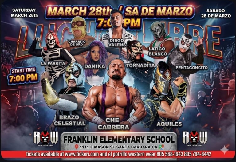 Event - lucha libre pro wrestling road to the anniverary - Santa Barbara, California - March 28, 2026 | concert tickets