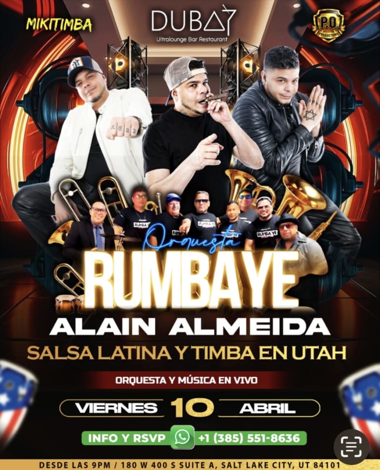 Event - Salsa y tu - Salt Lake City, Utah - April 10, 2026 | concert tickets