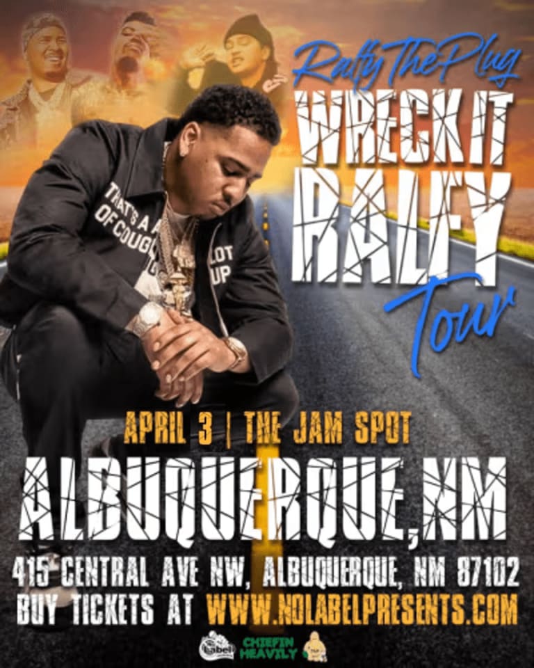 Event - Ralfy The Plug Wreck It Ralfy Tour - Albuqurque - Albuquerque, New Mexico - April 3, 2026 | concert tickets