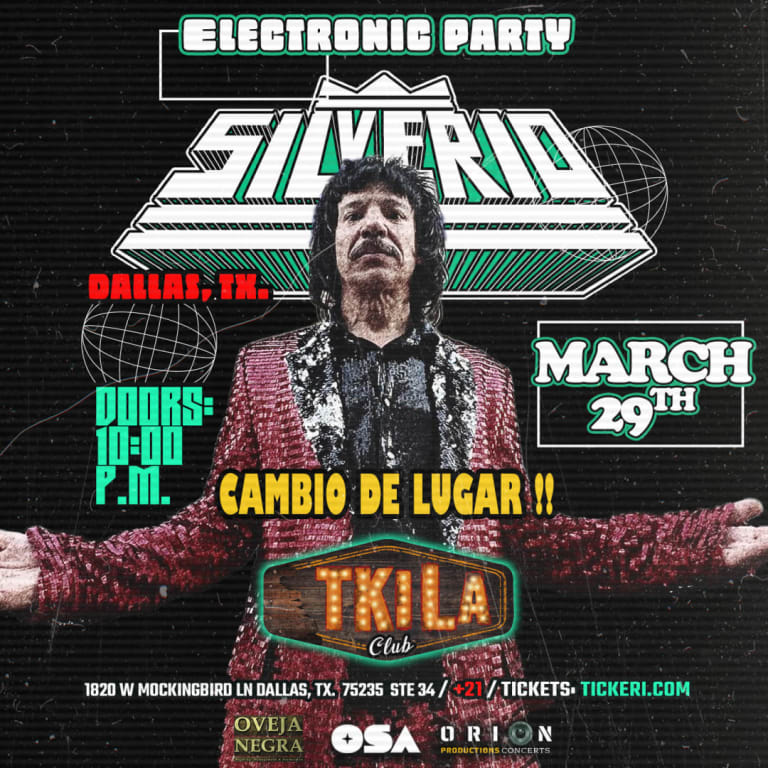 Event - Electronic Party With Su Majestad Silverio - Dallas, Texas - March 29, 2026 | concert tickets