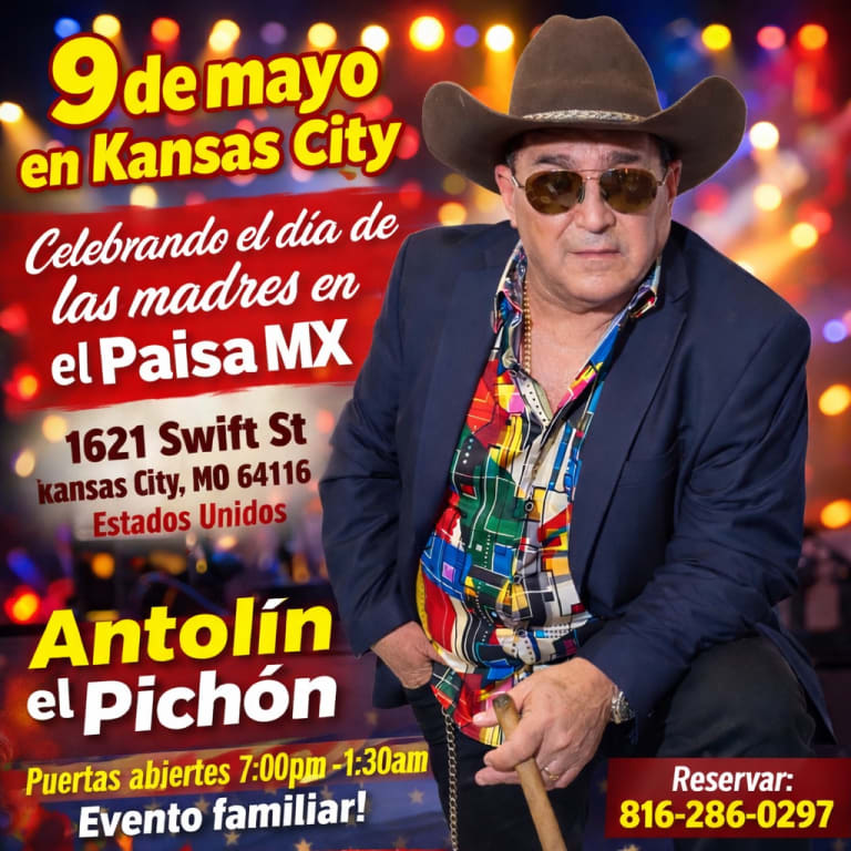 Event - Antolín el pichón Celebrando el dia de las madres  - North Kansas City, MO - Sat, May 9, 2026} | concert tickets