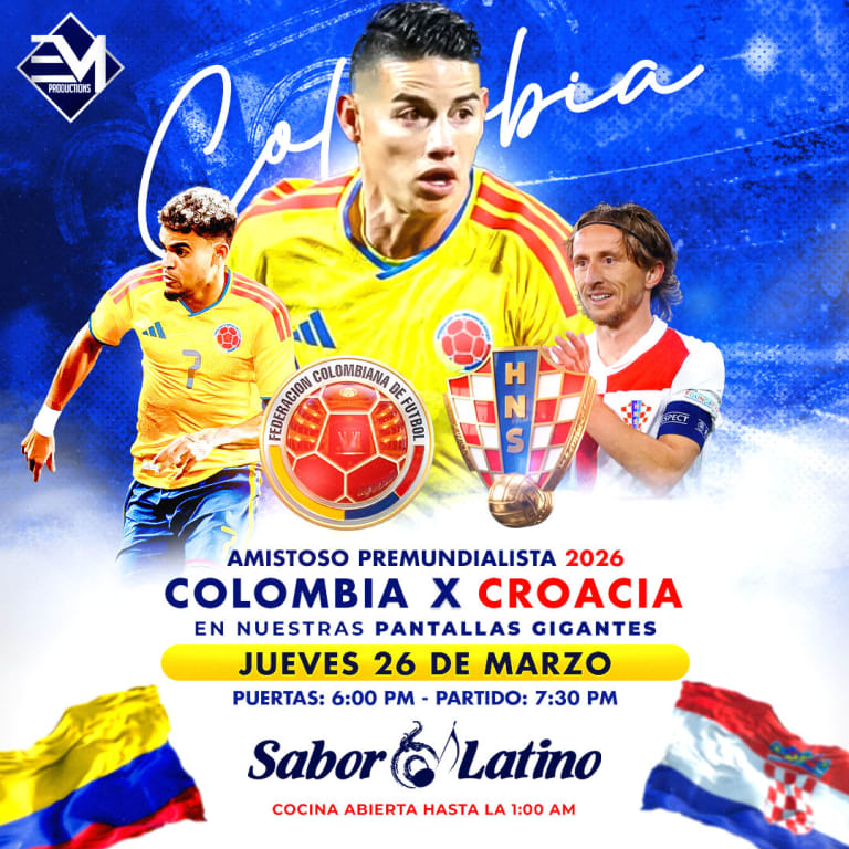 Event - COLOMBIA VS CROACIA  | Sabor Latino - Queens, New York - March 26, 2026 | concert tickets