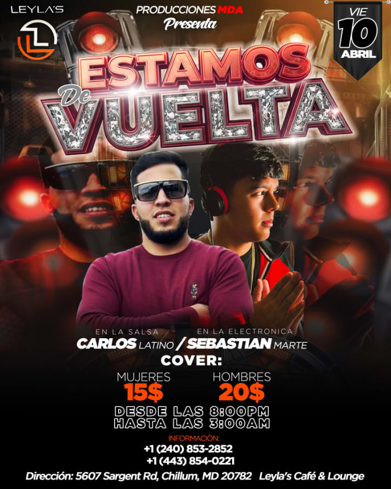 Event - ESTAMOS DE VUELTA - Chillum, MD - Fri, April 10, 2026} | concert tickets