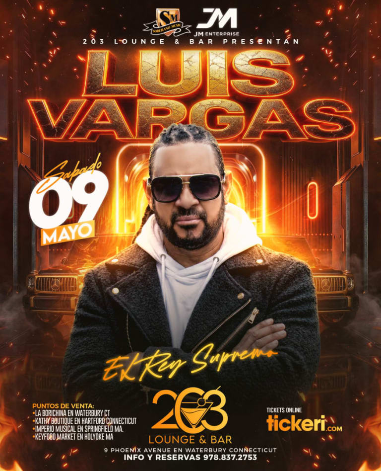 Event - Luis Vargas En Concierto - Waterbury, Connecticut - May 9, 2026 | concert tickets