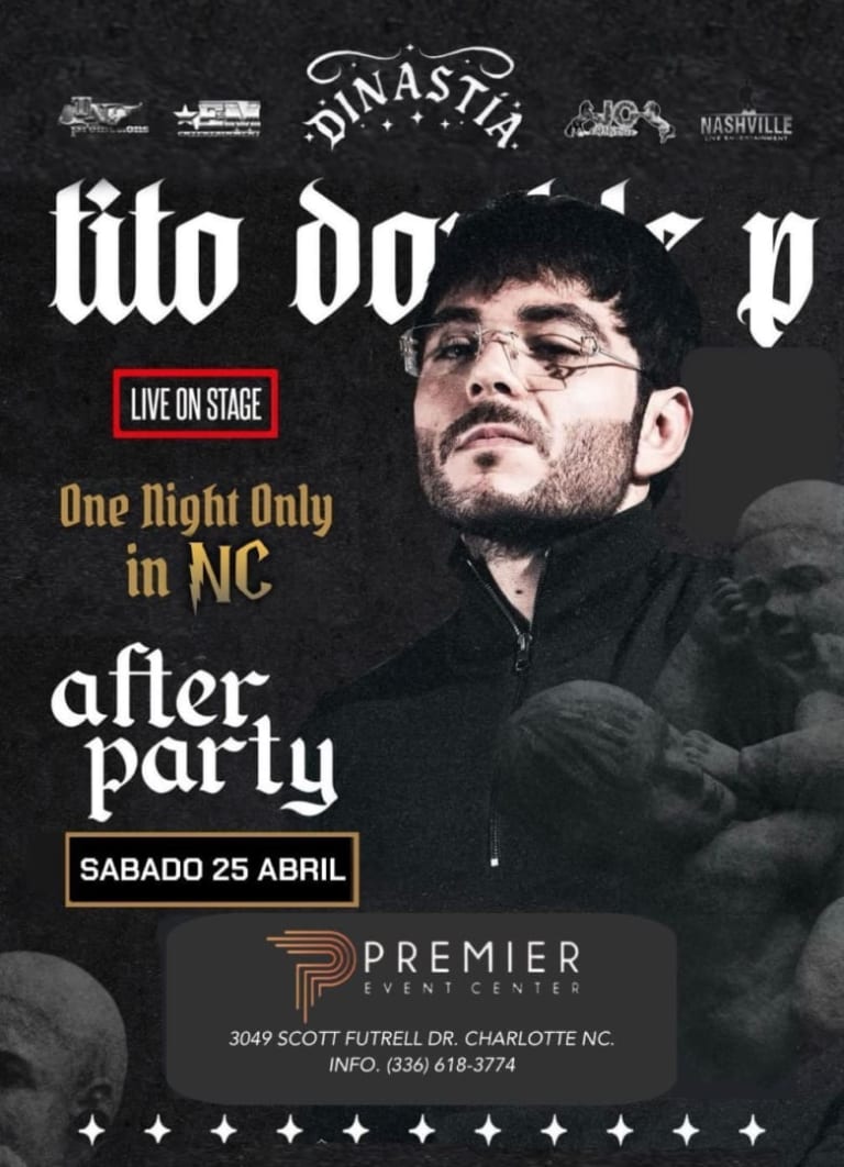 Event - Tito Doble P  LIVE IN Charlotte, North Carolina  - Charlotte, North Carolina - April 25, 2026 | concert tickets