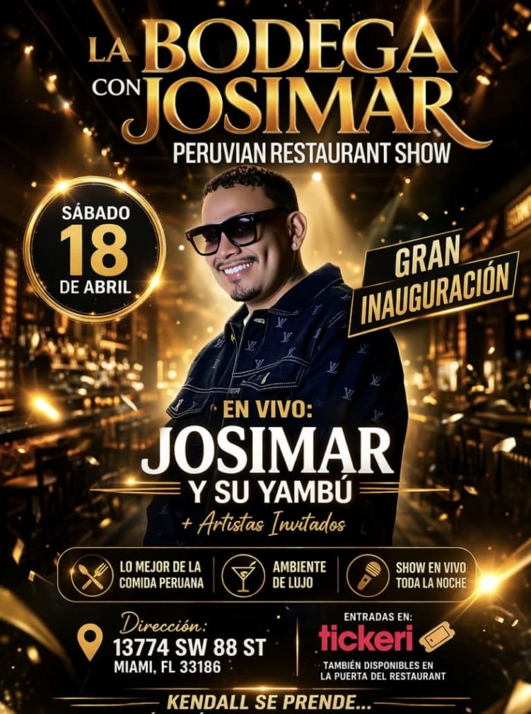 Event - Josimar en kendall - Miami, Florida - April 18, 2026 | concert tickets