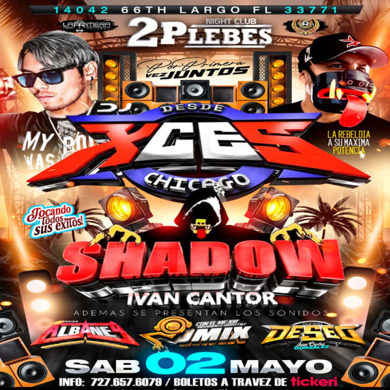 Event - XCES Chicago, Shadon Iván Cantor - Largo, FL - sáb, 2 de mayo de 2026} | concert tickets
