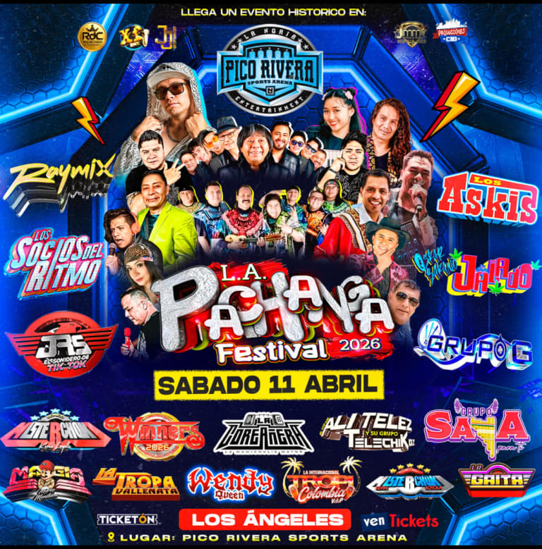 Event - LA PACHANGA FESTIVAL en Los ANGELES, CA - Pico Rivera, California - April 11, 2026 | concert tickets