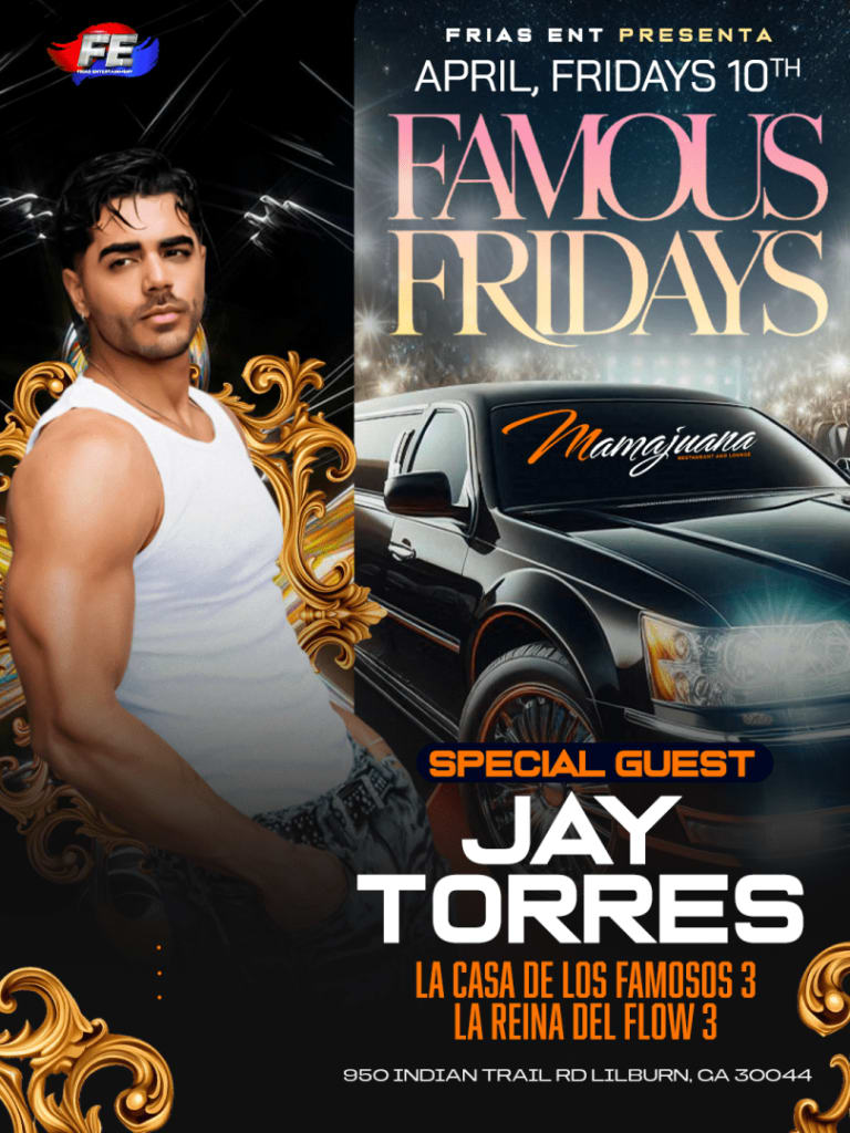 Event - Famous Friday Jay Torres- Georgia - Lilburn, GA - Fri, April 10, 2026} | concert tickets