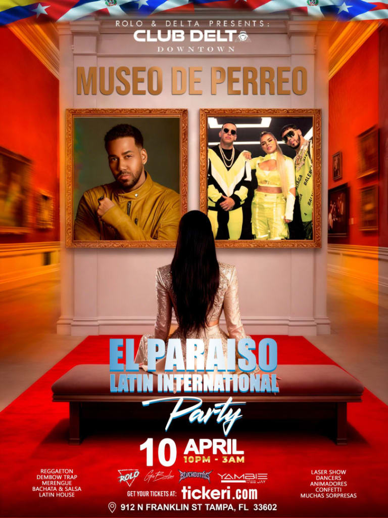 Event - El Paraiso Latin Fridays @ dowtown Delta - Tampa, FL - Fri, April 10, 2026} | concert tickets