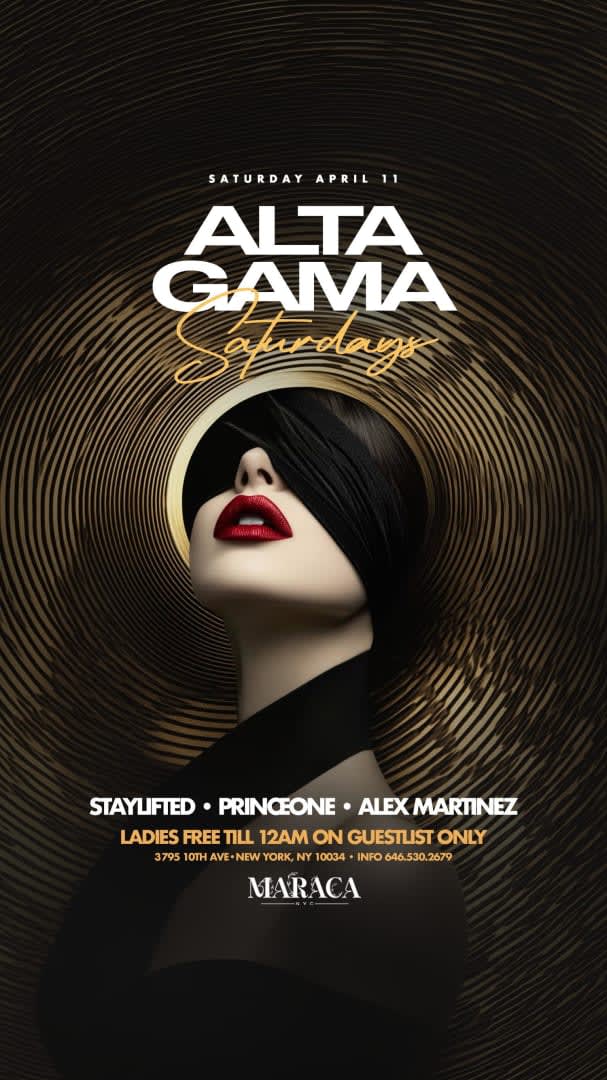 Event - Alta Gama Saturdays At Maraca NYC - New York, New York - April 11, 2026 | concert tickets