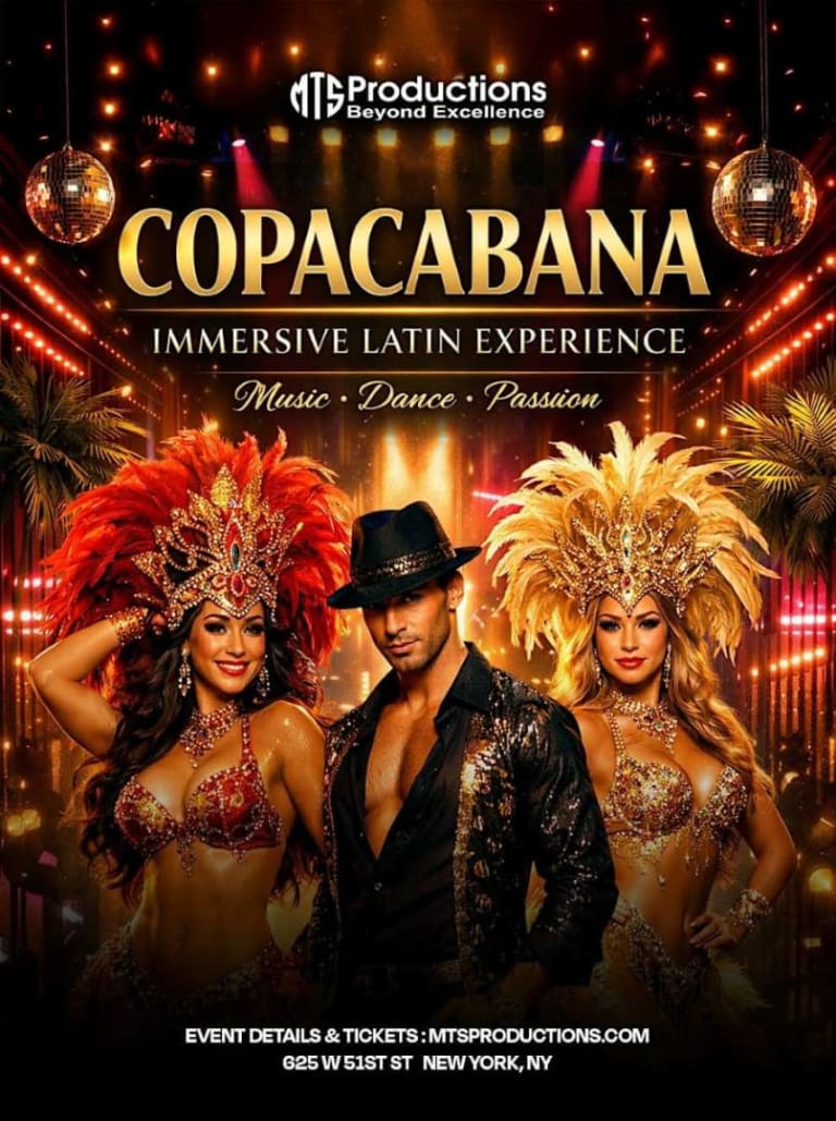 Event - Copacabana Immersive Experience — Every Saturday Night in Midtown Manhattan - New York, New York - April 11, 2026 | concert tickets