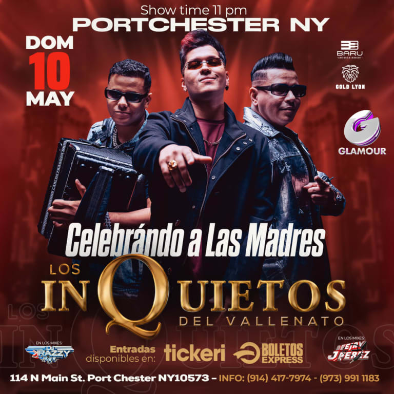 Event - Los Inquietos del Vallenato | Port Chester, NY - Port Chester, New York - May 10, 2026 | concert tickets