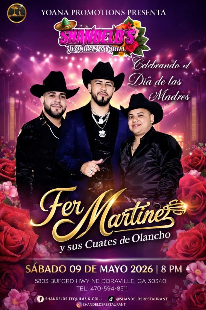 Event - FER MARTINEZ Y SUS CUATES DE OLANCHO EN CHIQUITITAS  - Atlanta, Georgia - May 9, 2026 | concert tickets