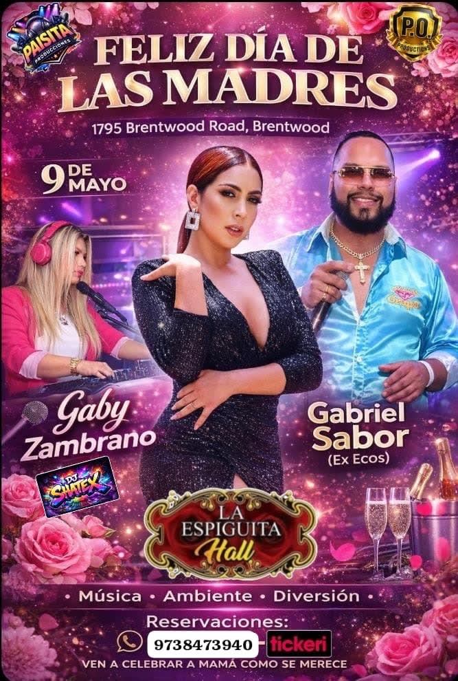 Event - Gaby Zambrano Feliz Dia Mama - Brentwood, New York - May 9, 2026 | concert tickets